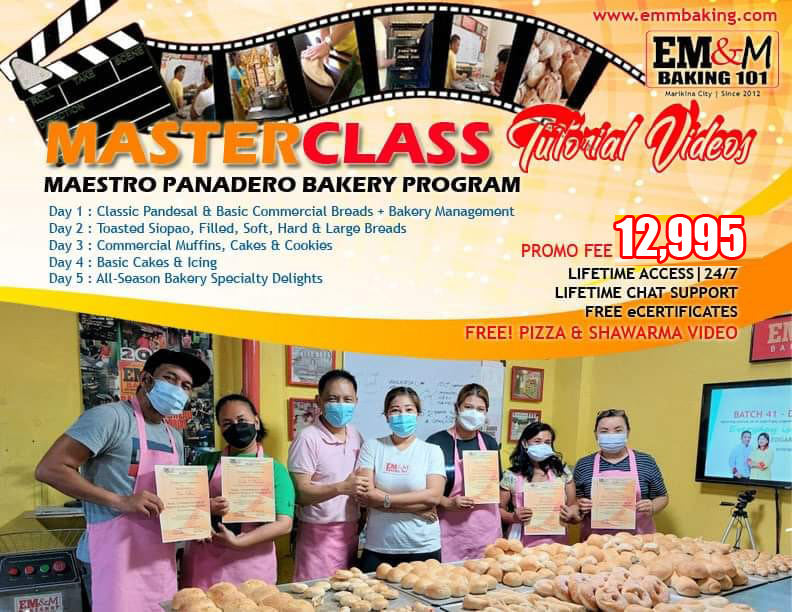 [HANDS-ON 2025 MASTERCLASS] Face-To-Face EM&M Maestro Panadero Comprehensive Bakery Program