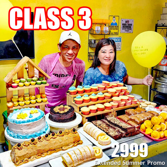 [SUMMER PROMO] BREAD CLASSIFICATION 3: BASIC CAKES, ICING & ALL-SEASON BAKERY SPECIALTIES