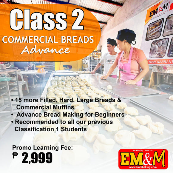 [SUMMER PROMO] BREAD CLASSIFICATION 2 ADVANCE: FILLED HARD & COMMERCIAL MUFFINS