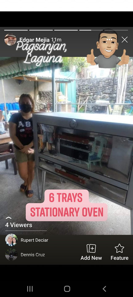 [BRAND NEW] BAKERY STATIONARY GAS-TYPE OVEN ON STOCK WITH WARRANTY