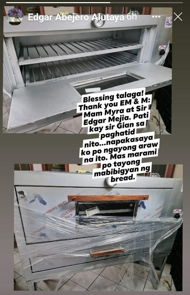 [BRAND NEW] BAKERY STATIONARY GAS-TYPE OVEN ON STOCK WITH WARRANTY