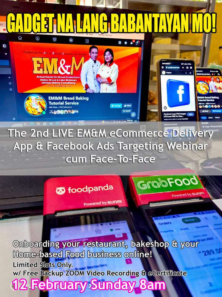 [WEBINAR] The 3rd LIVE EM&M FACEBOOK ADS TARGETING & eCOMMERCE ONLINE DELIVERY APP WEBINAR