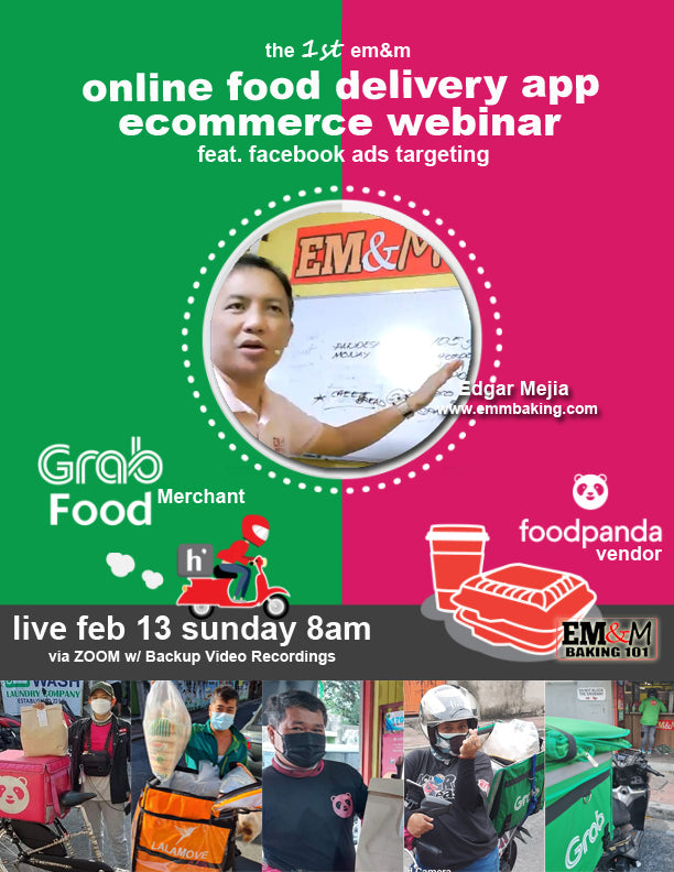 [WEBINAR] The 3rd LIVE EM&M FACEBOOK ADS TARGETING & eCOMMERCE ONLINE DELIVERY APP WEBINAR